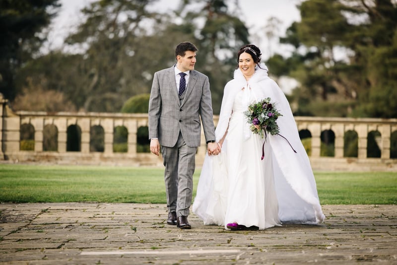 Wedding photography at Fanhams Hall