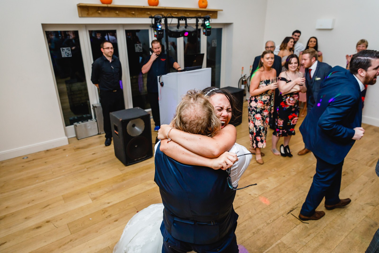 The dance floor in full swing as guests embrace and celebrate