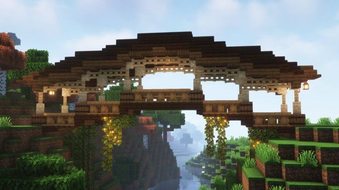 Bridges in Survival Minecraft