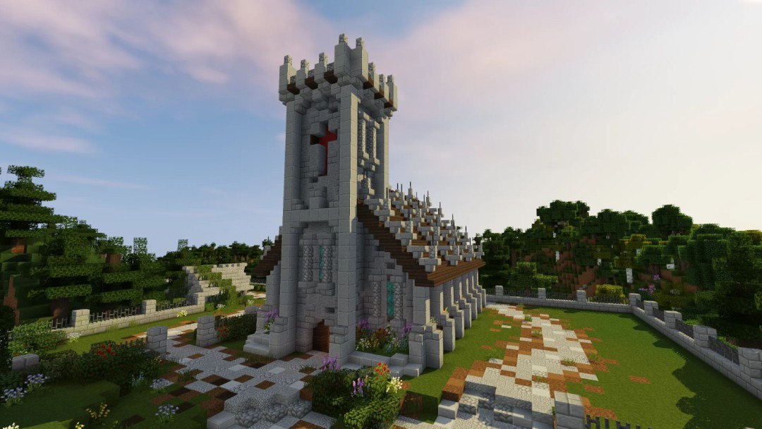 Church in Survival Minecraft