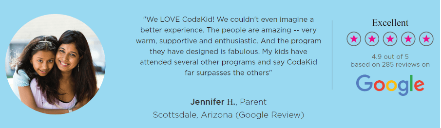 Reviews of programming for children with CodaKid