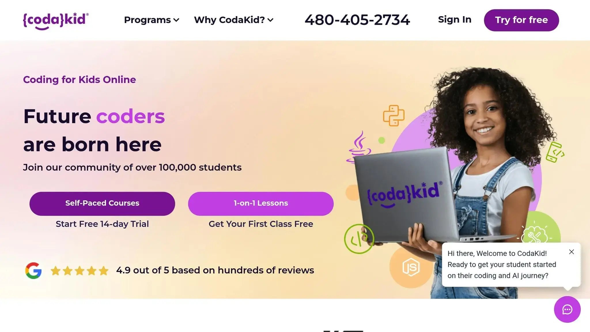CodaKid Home Page