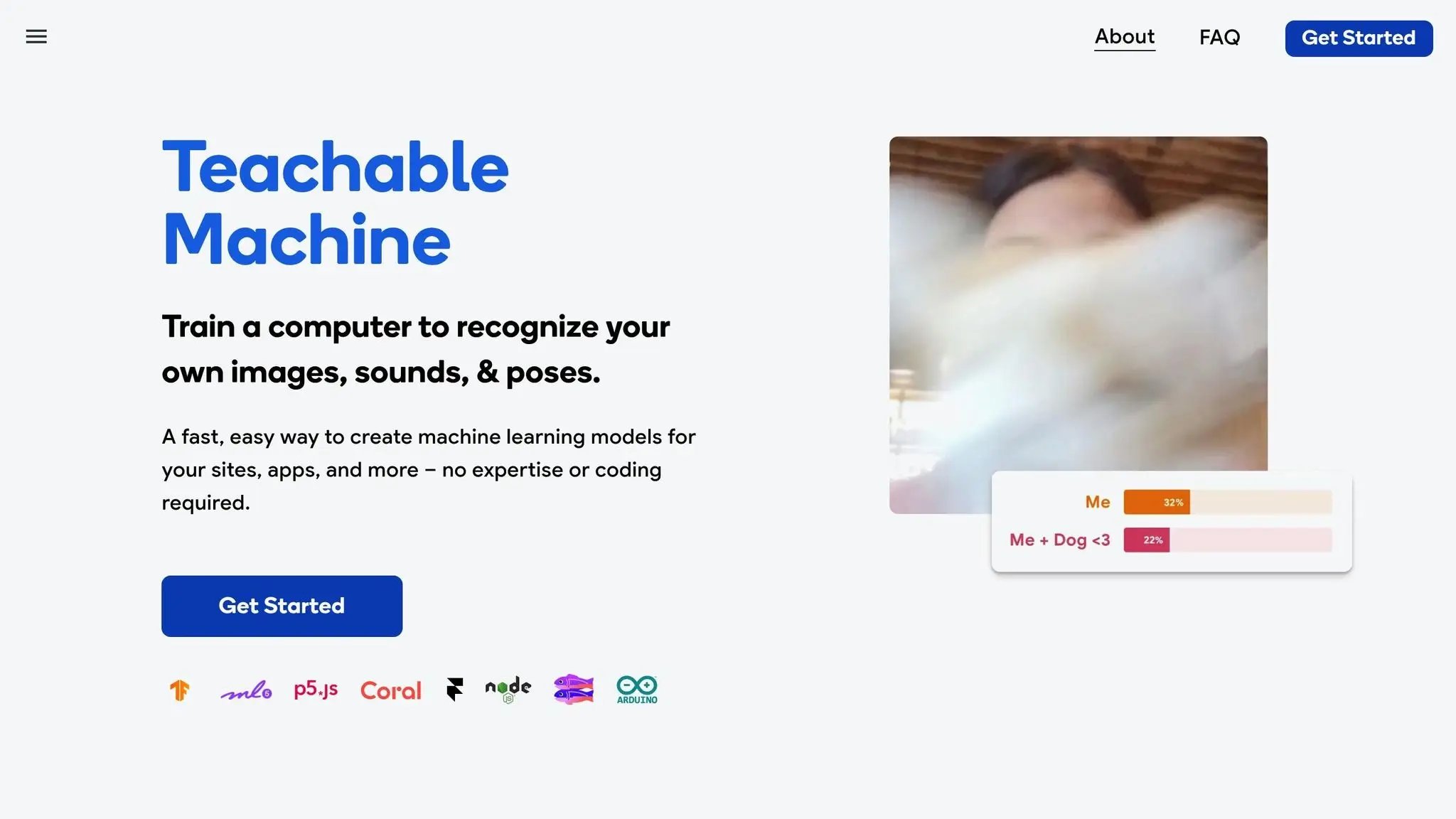 Google Teachable Machine