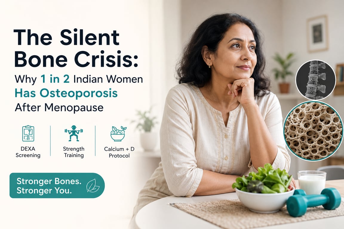The Silent Bone Crisis: Why 1 in 2 Indian Women Has Osteoporosis After Menopause