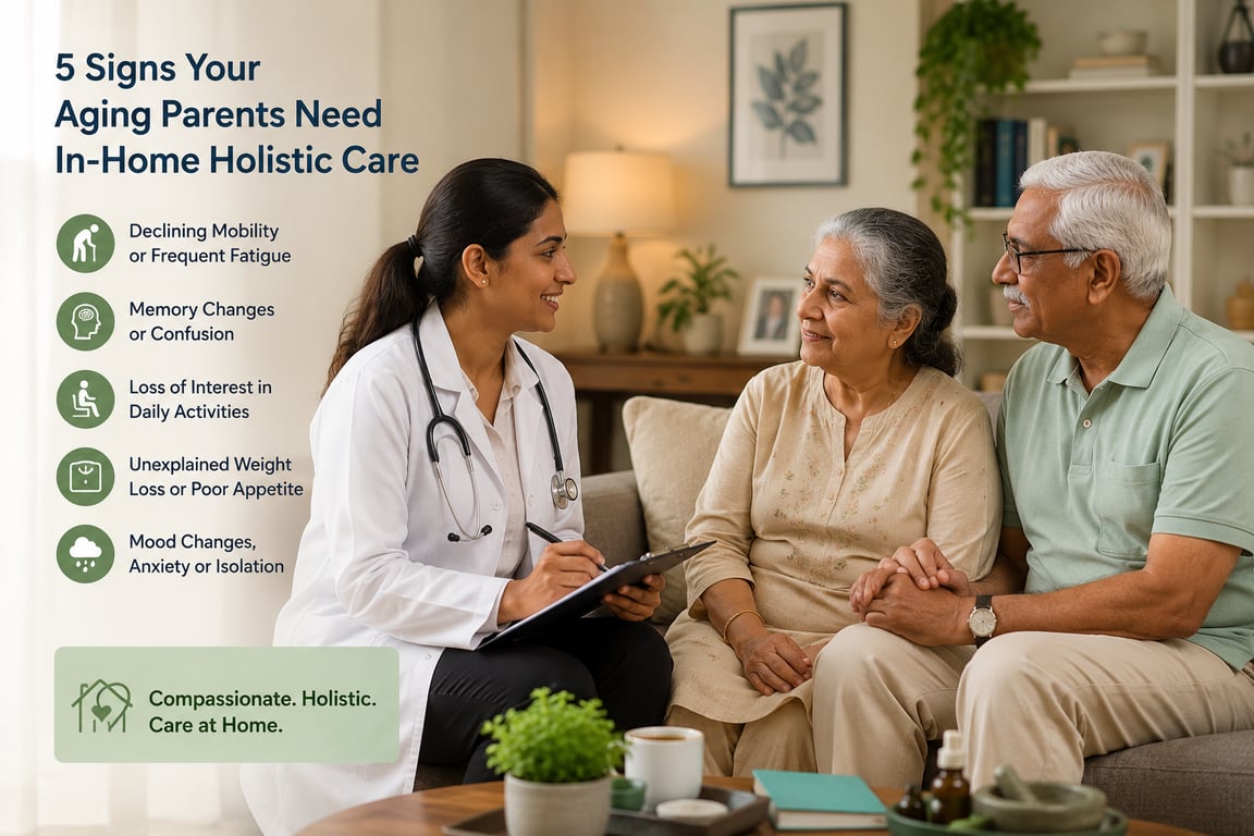 5 Signs Your Aging Parents Need In-Home Holistic Care