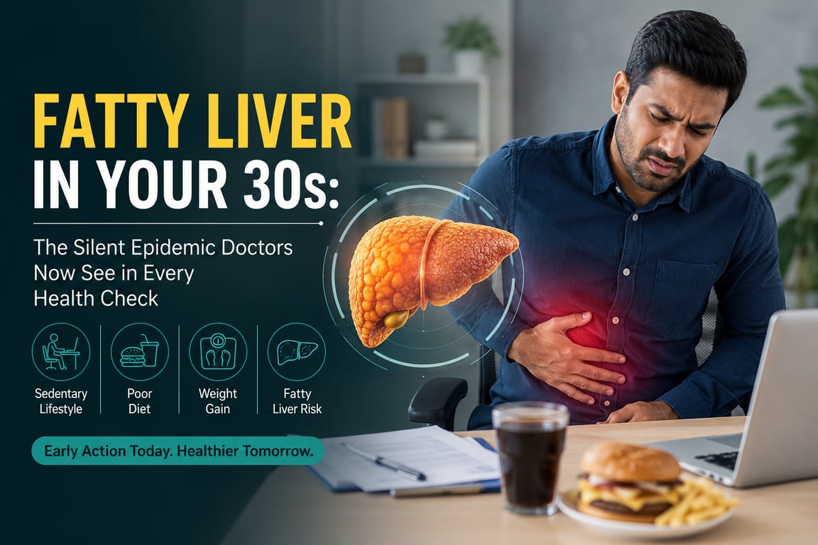 Fatty Liver in Your 30s: The Silent Epidemic Doctors Now See in Every Health Check