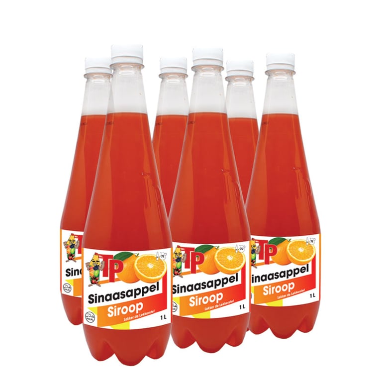 MR TP SINAASAPPEL SIROOP (ORANGE SYRUP) 6 X 1 L