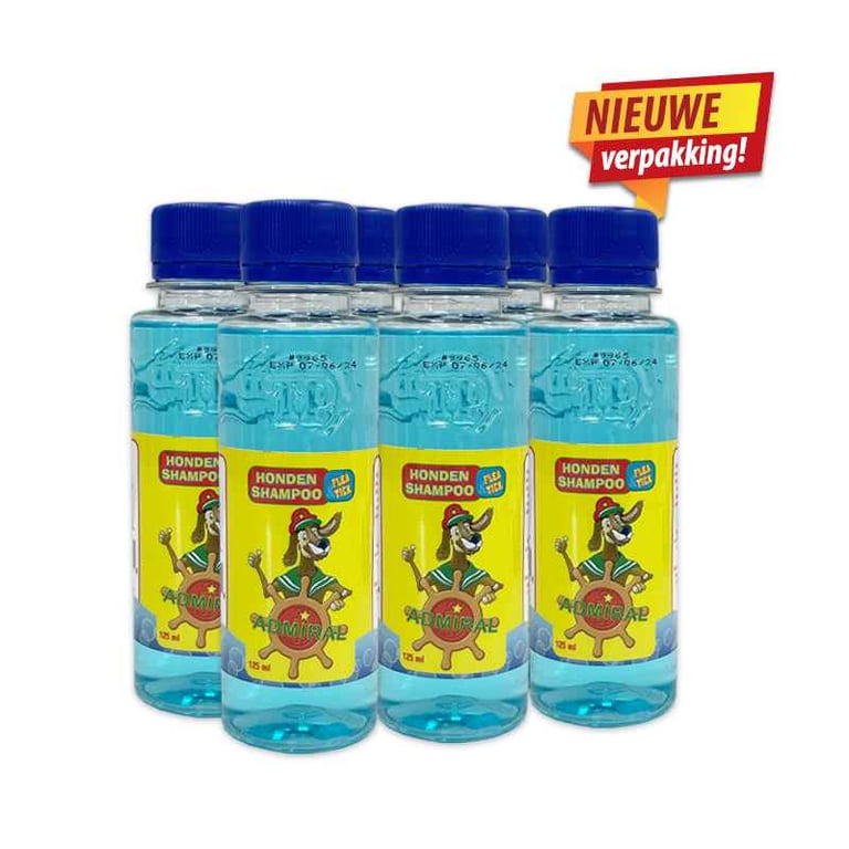 ADMIRAL HONDEN SHAMPOO 6 X 125 ML