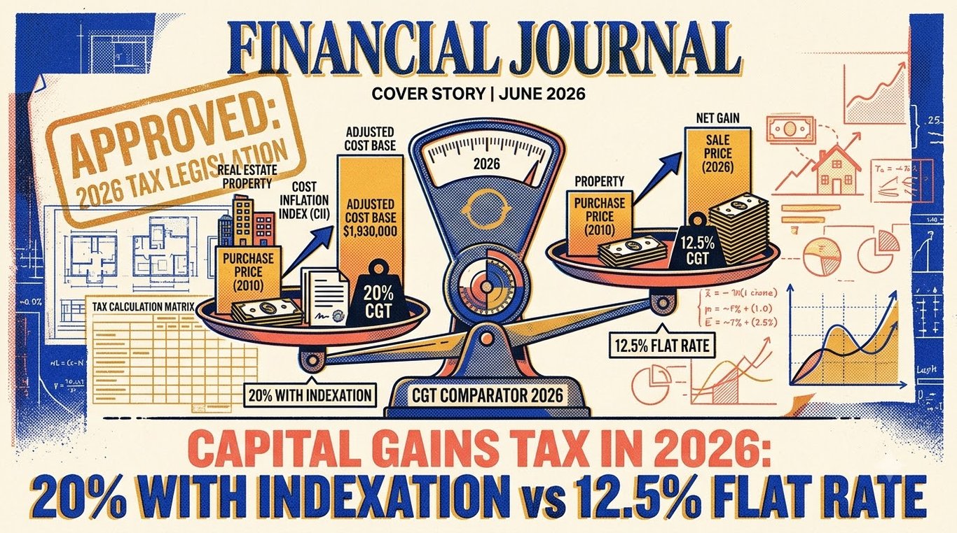 Capital Gains Tax in 2026: When to Choose 20% With Indexation vs 12.5% Without