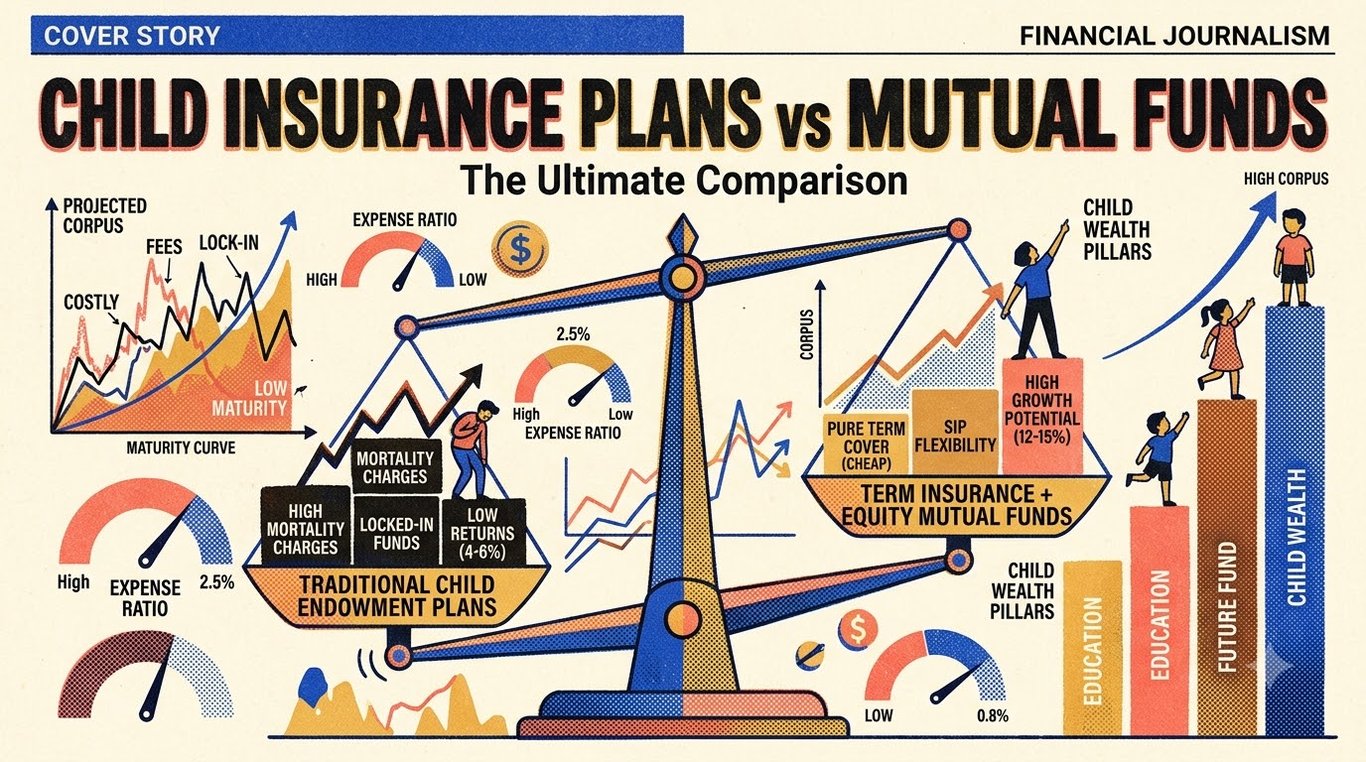 Child Insurance Plans vs Mutual Funds: The Ultimate Comparison