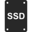 A black SSD on the computer screen in the screenshot.