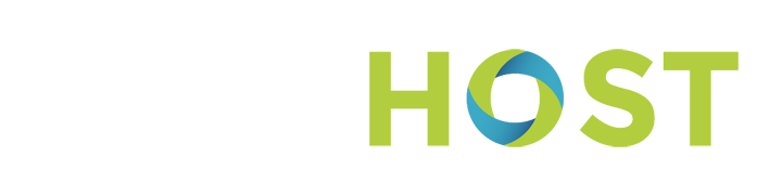 A blue and green stylized circular arrow logo is displayed on a light green rectangular background, with partial white and green text on the left.
