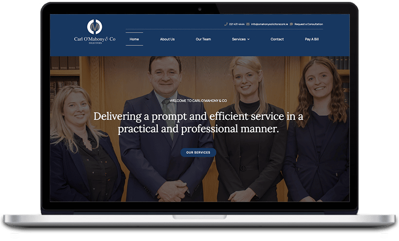 Carl O'Mahony & Co is providing professional services with a prompt and efficient service.
