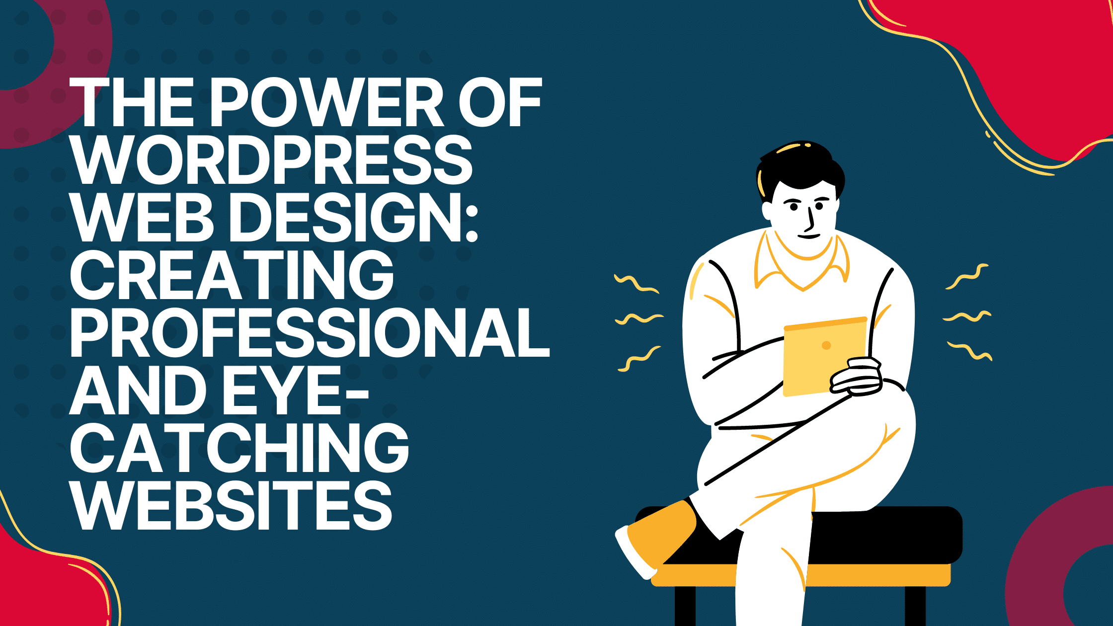 This image is showcasing the capabilities of WordPress to create professional and visually appealing websites.