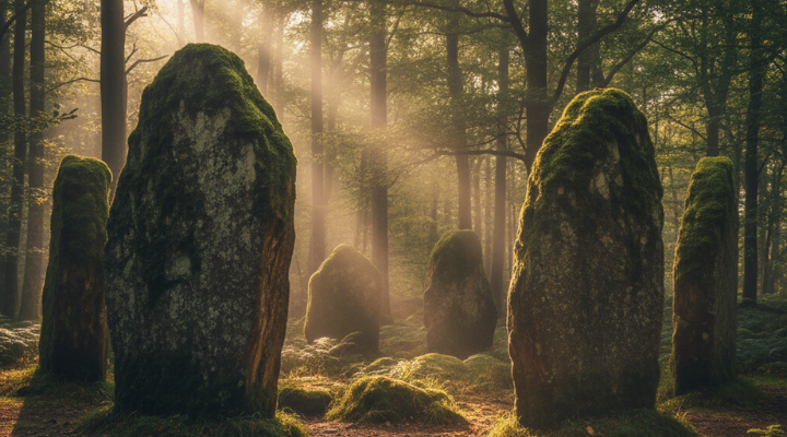 Stone circles in Culloden & Clava Cairns