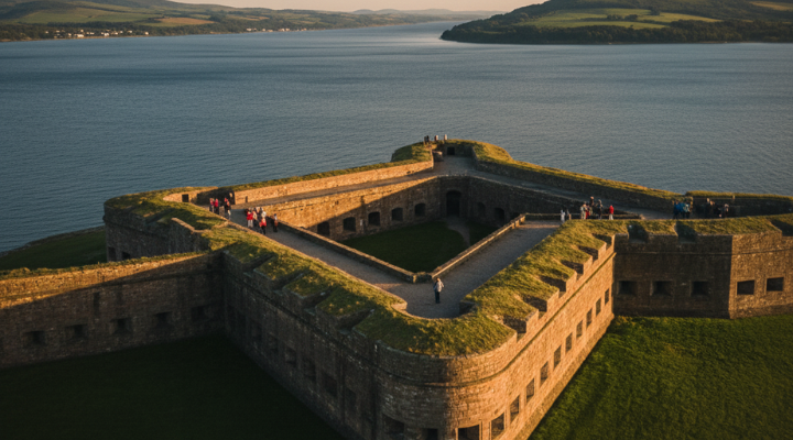 Fort George overlooking the Moray Firth