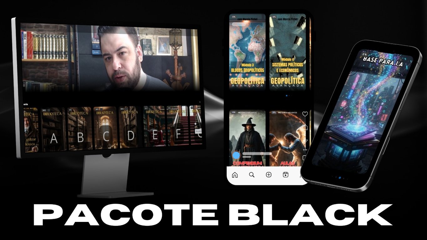 Mockup do Pacote Black do Instituto São Brandão