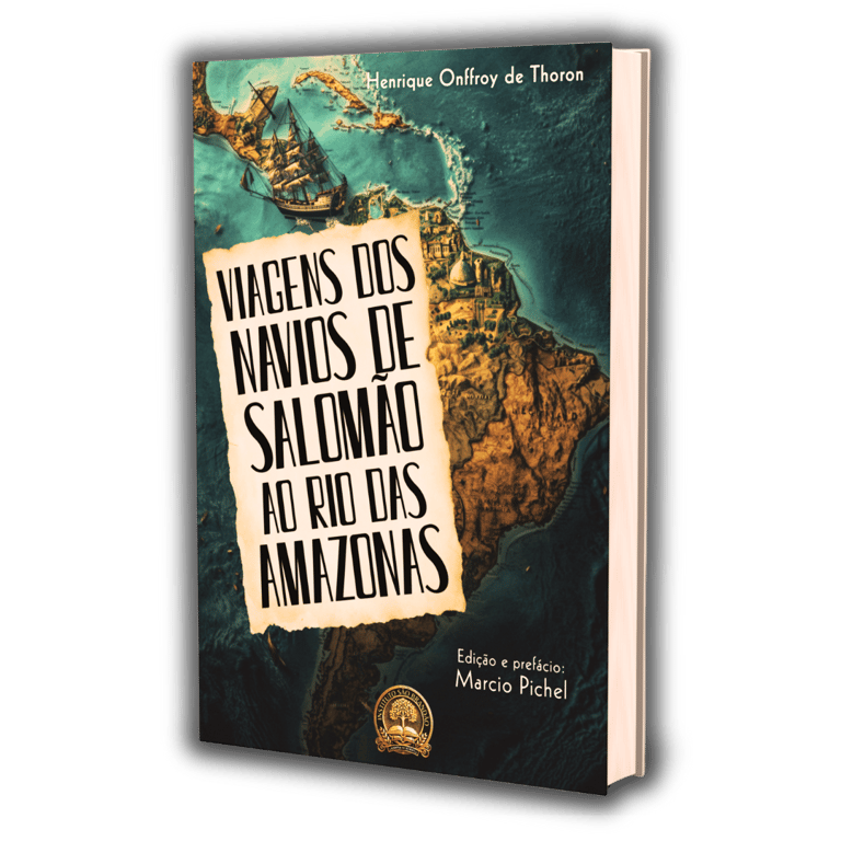 Mockup do Livro Viagens dos Navios de Salomão