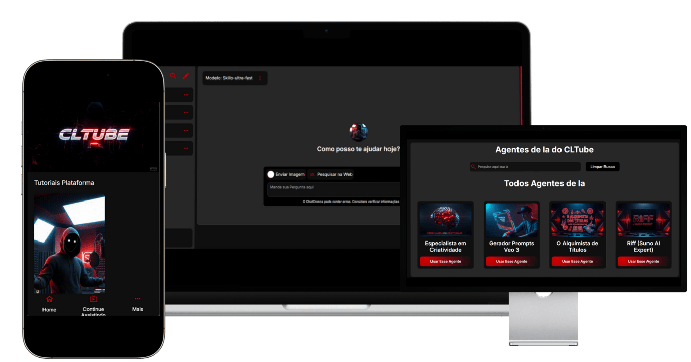 Mockup Carrossel em dispositivos