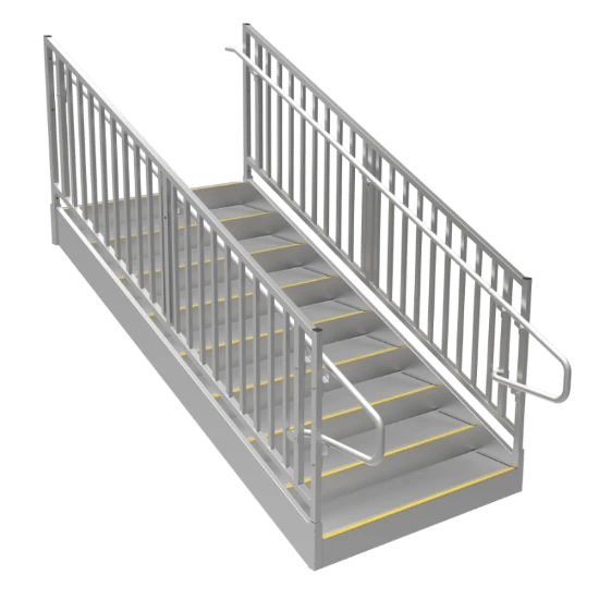 Metal Stairs for Offices, Trailers and Business Steps