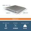 36" adjustable ramp specifications