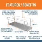 9 foot gateway ramps features
