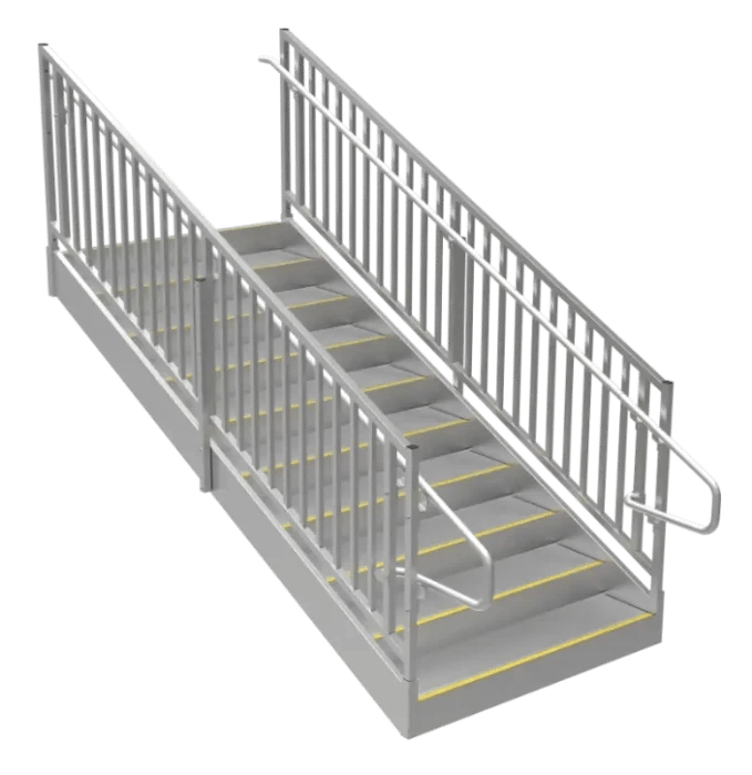 ADA Office Trailer Steps