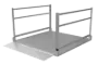 Low profile platform with optional transition plate