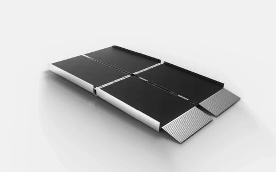 5 Foot Long Trifold Portable Wheelchair Ramps