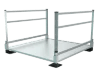 Low profile platform with support legs