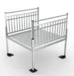 5x4  Platform with Vertical Pickets for the Pathway 3G Handicap Ramp System