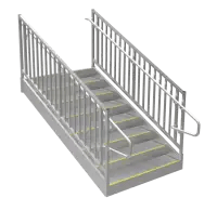 Aluminum ADA Stairs
