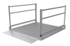 Low profile platform with optional transition plate