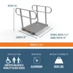 3 foot gateway ramps dimensions