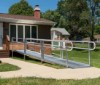 Durable wheelchair ramps made from Aluminum.