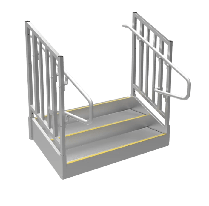 ADA Compliant Metal Stairs