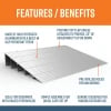 Features of the 5 inch door threshold ramp