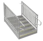 ADA Aluminum Stairs