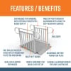 4 Foot Gateway 3G Ramps with Picket Handrails Features