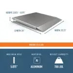 36" adjustable ramp specifications