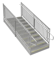 ADA Office Trailer Steps