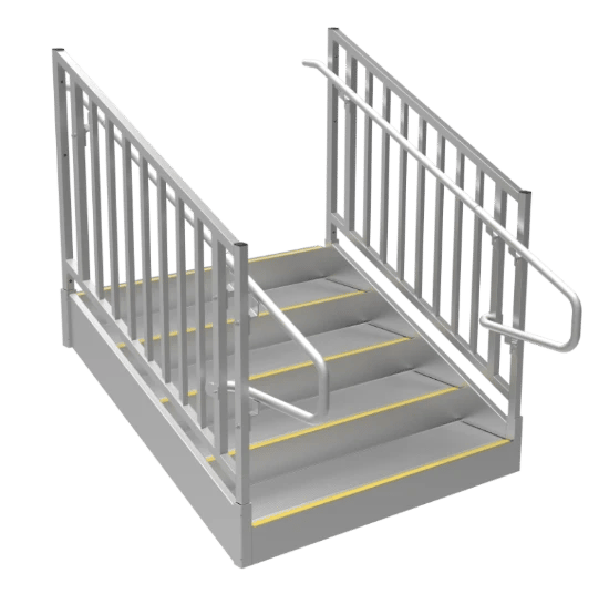 ADA Aluminum Stairs