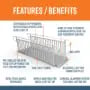 9 Foot Gateway 3G Ramps with Picket Handrails Features