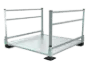 Low profile platform with support legs
