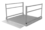 Low profile platform with optional transition plate