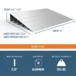 5 inch door ramp dimensions