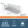 10 Foot Gateway 3G Ramps with Picket Handrails Dimensions