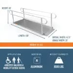 9 foot gateway ramps dimensions