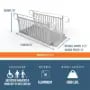 7 Foot Gateway 3G Ramps with Picket Handrails Dimensions