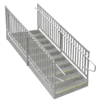 ADA Office Trailer Steps